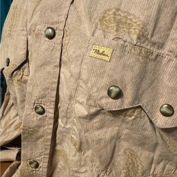 Larry Mahan Pearl Snap Paisley Long Sleeve - Picture 2 of 5